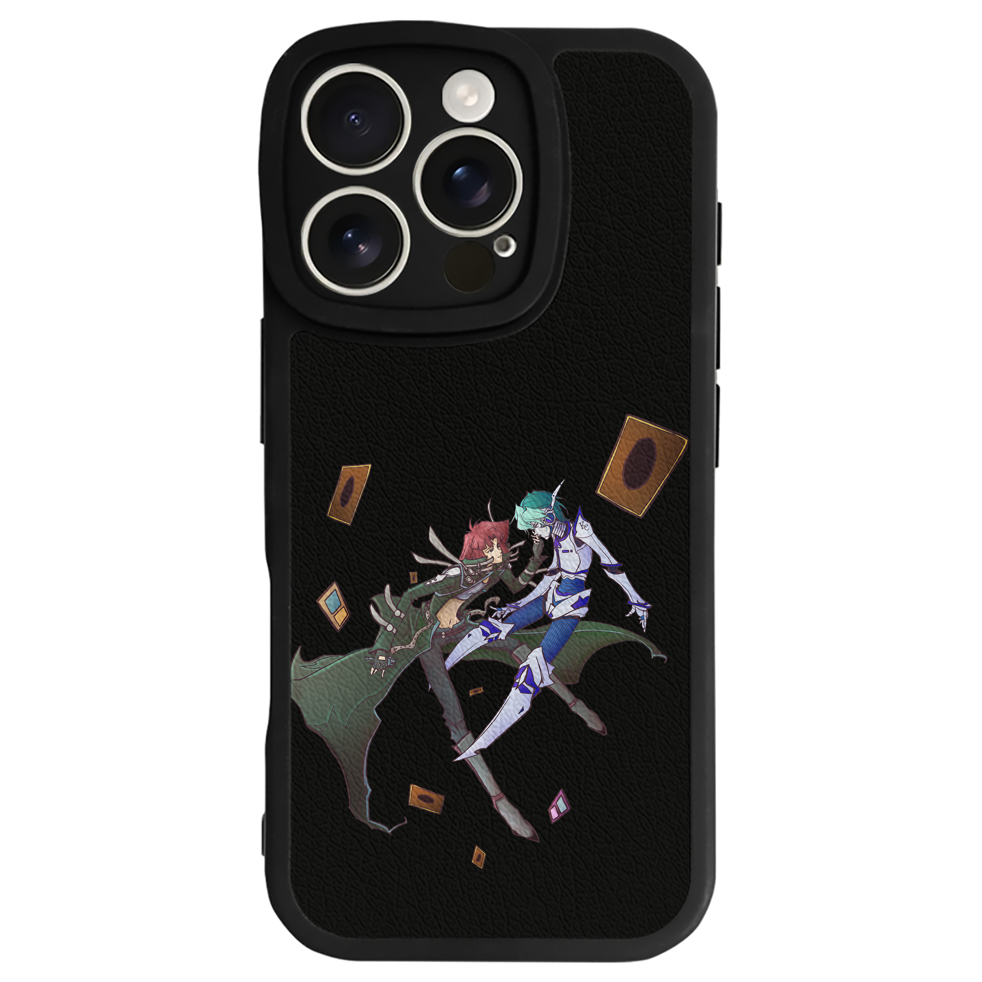 遊☆戯☆王 Yu-Gi-Oh! 【iPhone 16シリーズ対応】シリコンスマホケース（レザー調） 材質：シリコン